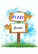 Direction plage : l'appel des vacances